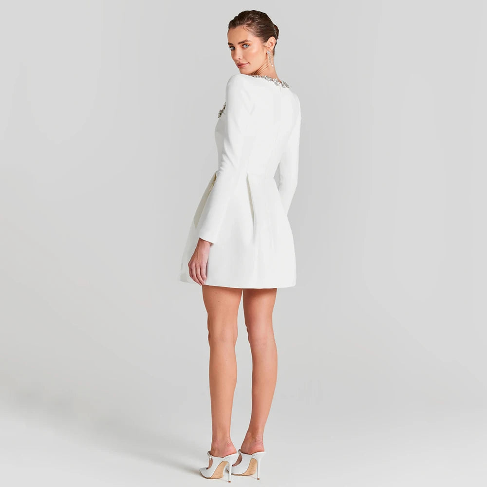 Abby | Velvet Glam Mini Dress