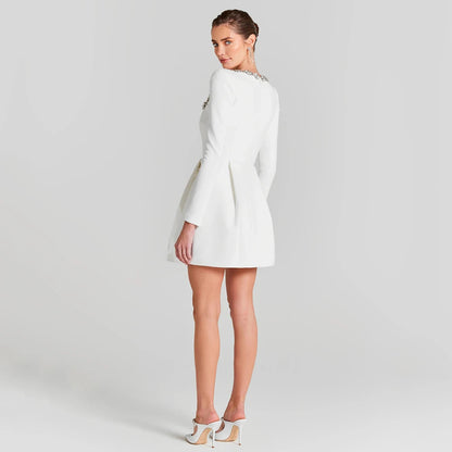 Abby | Velvet Glam Mini Dress