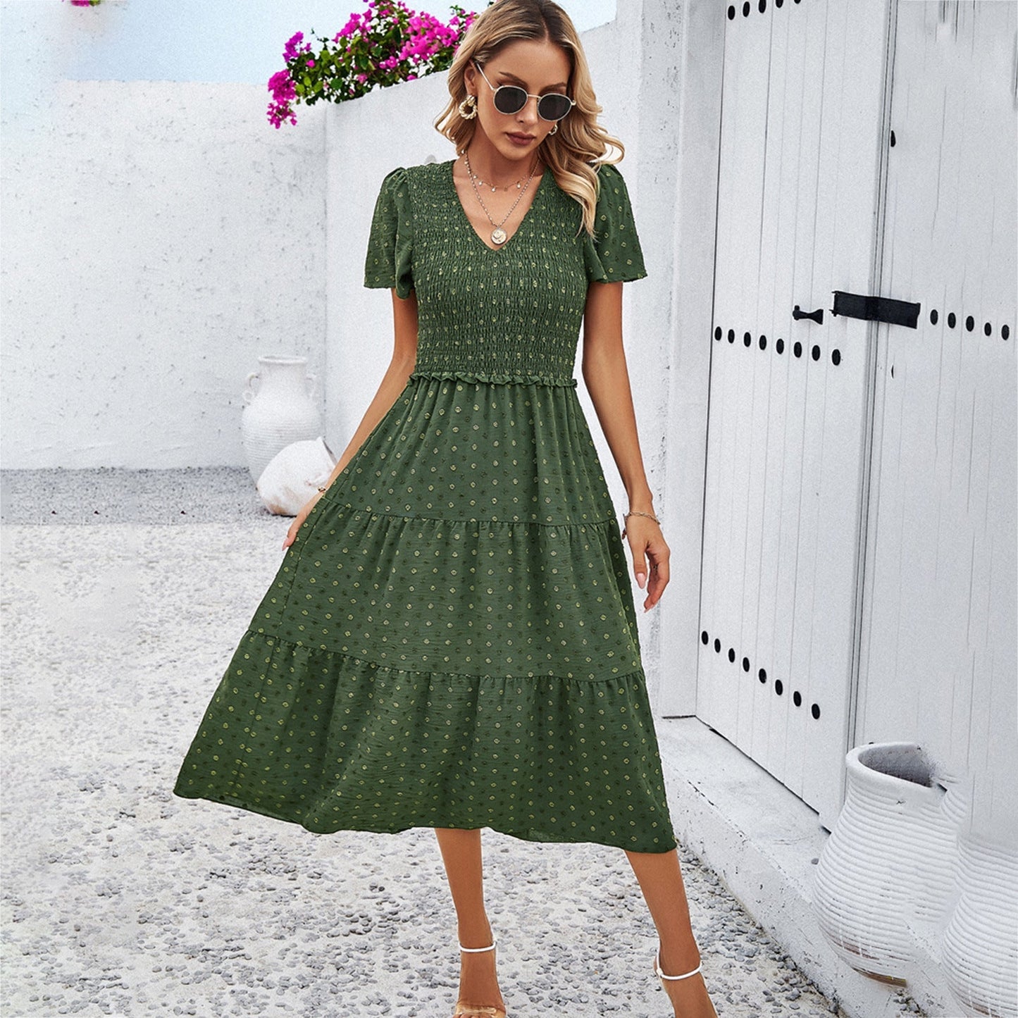 Astrid | Polka dot dress