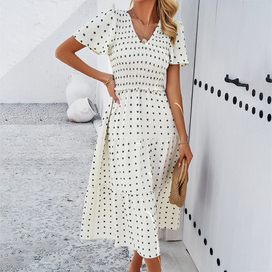Astrid | Polka dot dress