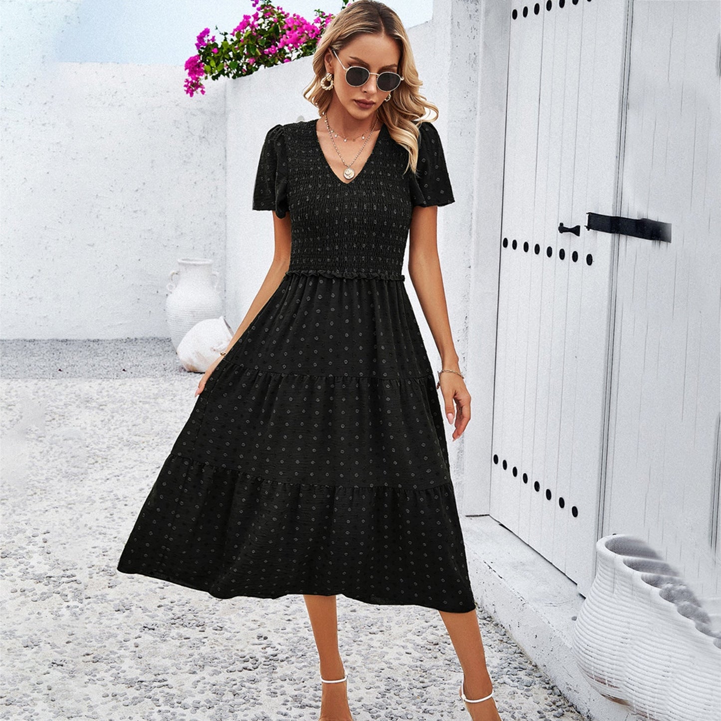 Astrid | Polka dot dress