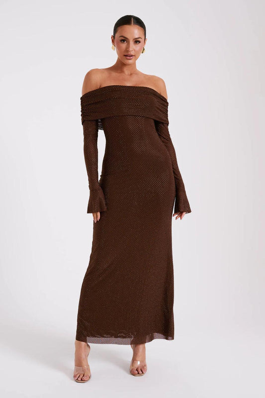 Zahara | Off-Shoulder Backless Dress